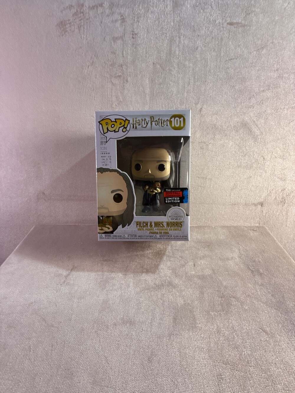 Harry Potter Filch & Mrs. Norris #101 2019 Fall Convention Limited Edition Exc.